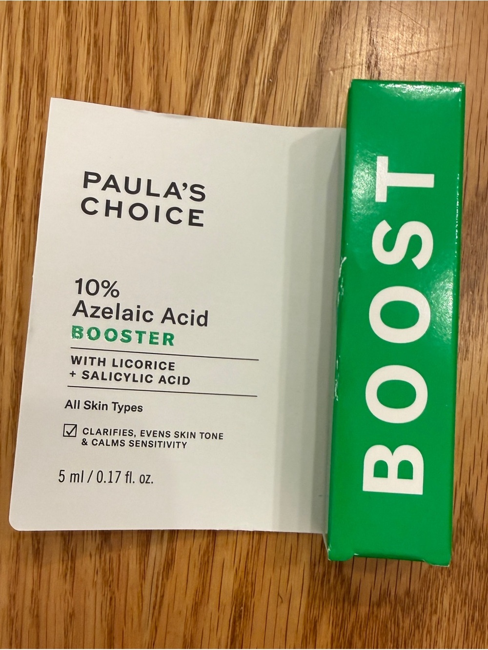 Paula’s Choice 10% Azelaic Acid Booster Mini 5ml Travel Size New